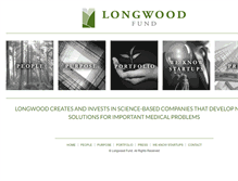 Tablet Screenshot of longwoodfund.com